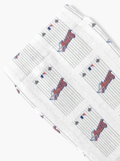 CoThe Angels Stripes Graphic  Socks