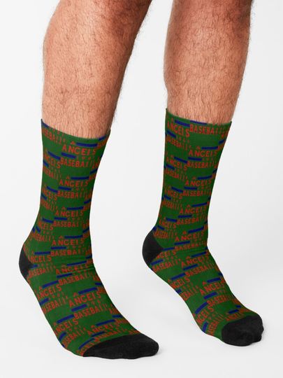 LA Angels Baseball Socks