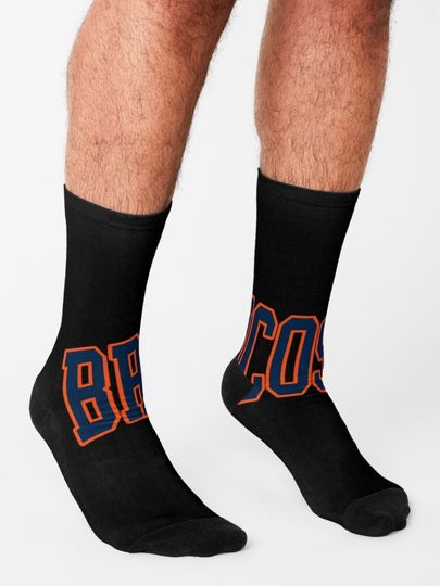 Denver Broncos Socks, Gift For Fan