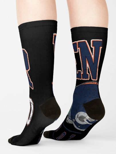 Denver Broncos Socks, Gift For Fan
