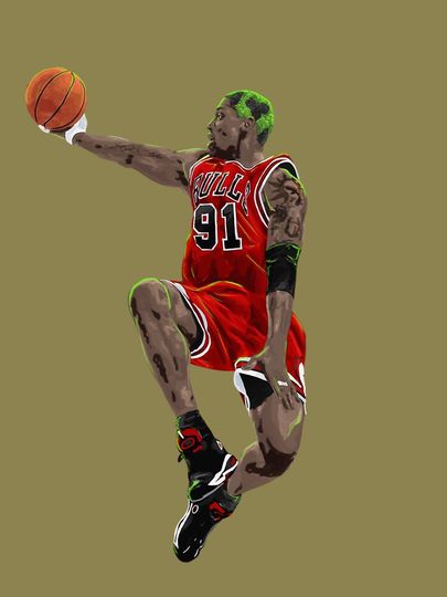 Dennis Rodman Premium Oversized Hoodie