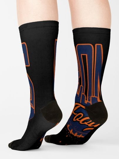 Denver Broncos Socks, Gift For Fan