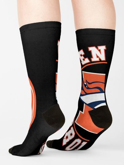 Denver Broncos Socks, Gift For Fan