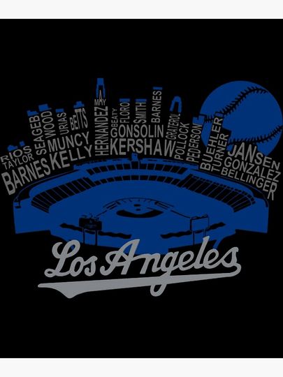 Baseball | Los Angeles Dodgers Poster