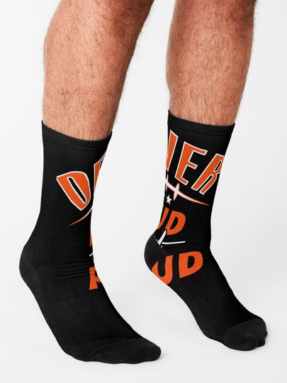 Denver Broncos Socks, Gift For Fan