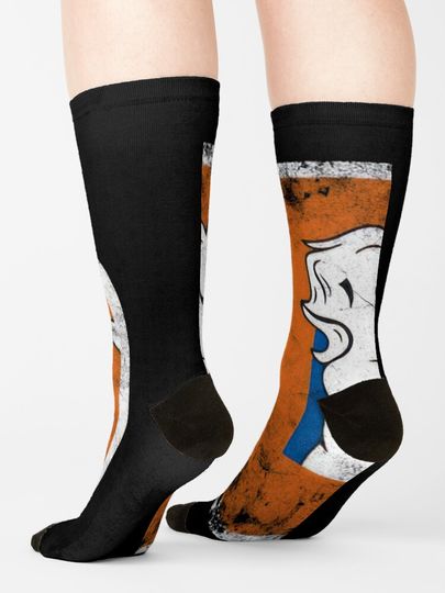 Denver Broncos Socks, Gift For Fan