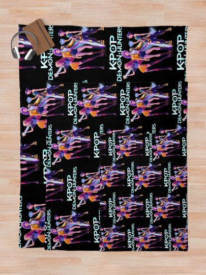 KPop Hunters X Heroic Poses Group  Fleece Blanket