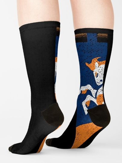 Denver Broncos Socks, Gift For Fan