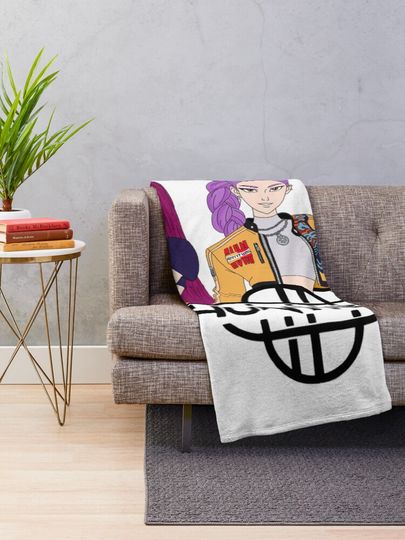 K-Pop Hunters Fleece Blanket, Gift For Fan