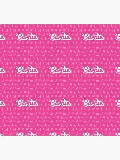 Pink Barbi Logo & Pattern Socks