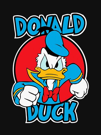Art - Donald Duck Pullover Hoodie