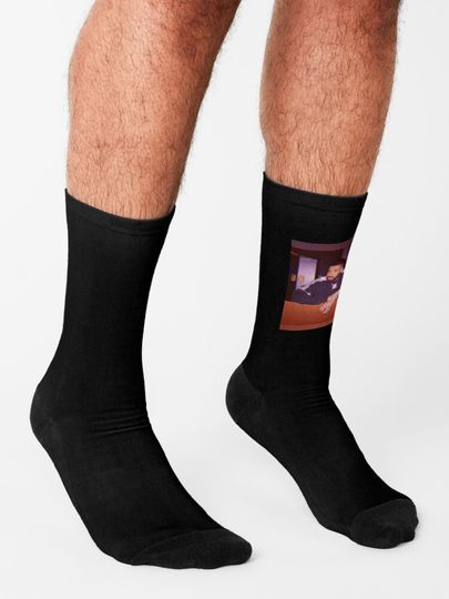 drake bling Premium Scoop  Socks