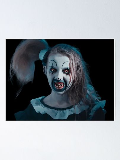 Terrifier little pale girl Poster