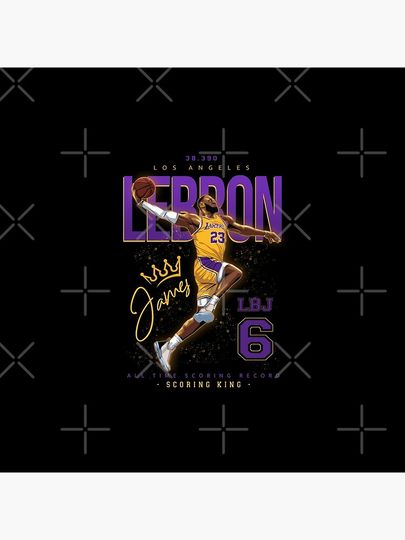 Lebron James Pillow, NBA Gift, Gift for Fan