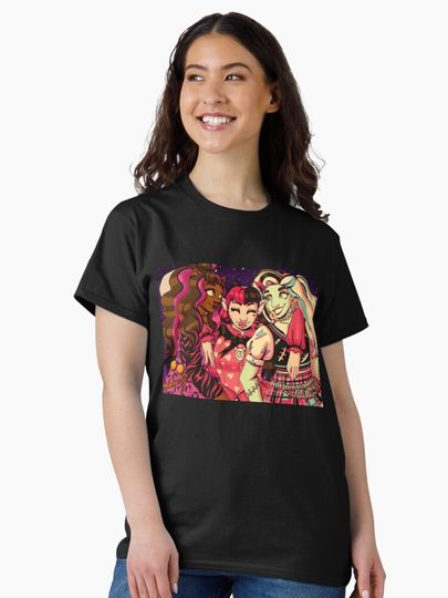 Ghoulfriends Classic T-Shirt – Fun Cartoon Inspired Casual Graphic Tee