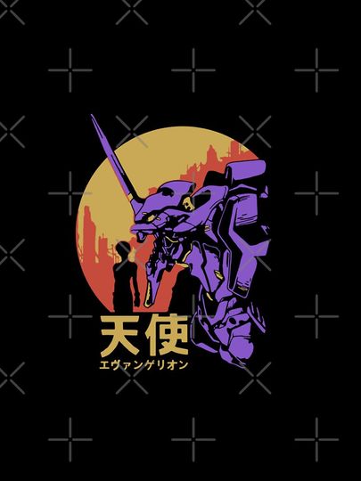 Neon Genesis Evangelion Retro Vintage iPhone Case