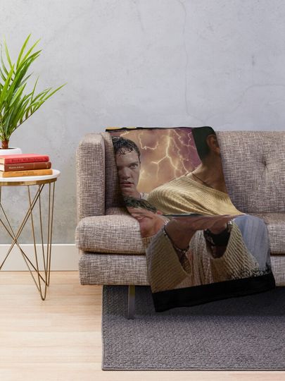 Stu On Scream Horror Throw Blanket