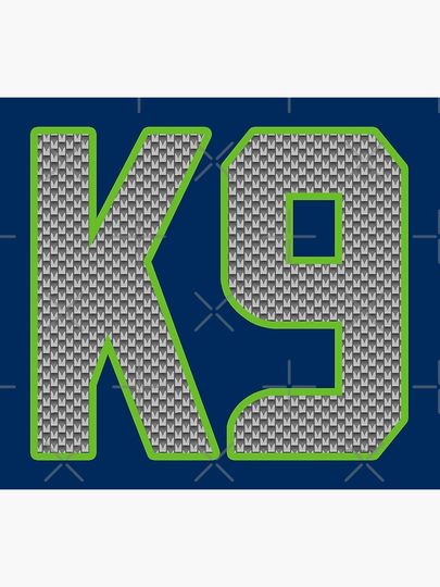 Seattle Seahawks Kenneth Walker III K9 by CH3Media Poster