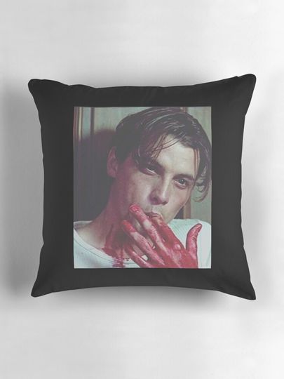 Billy Loomis Scream Finger Suck   Pillow