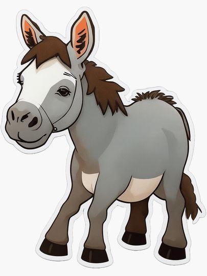 Donkey Sticker