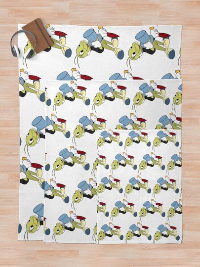 Jiminy Cricket   Throw Blanket