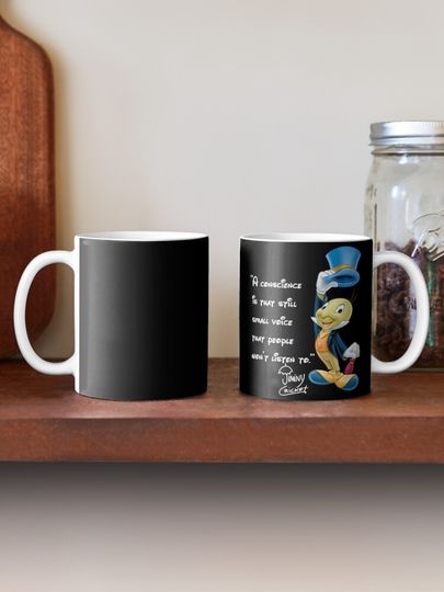 Jiminy Cricket - Conscience Quote Coffee Mug