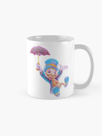 Jiminy Cricket Coffee Mug, Disney Mug