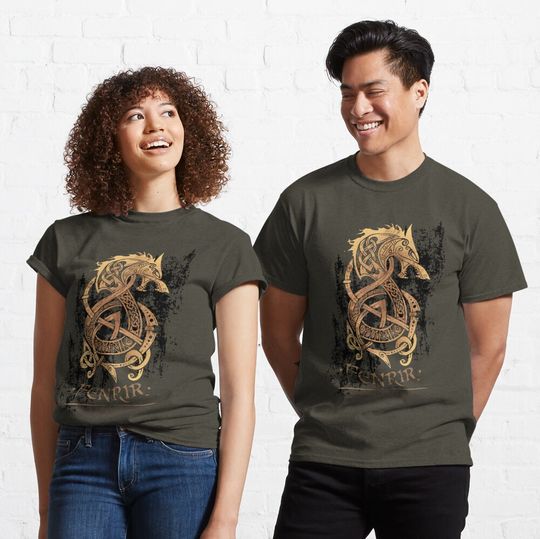 Fenrir: The Nordic Monster Wolf T-Shirt