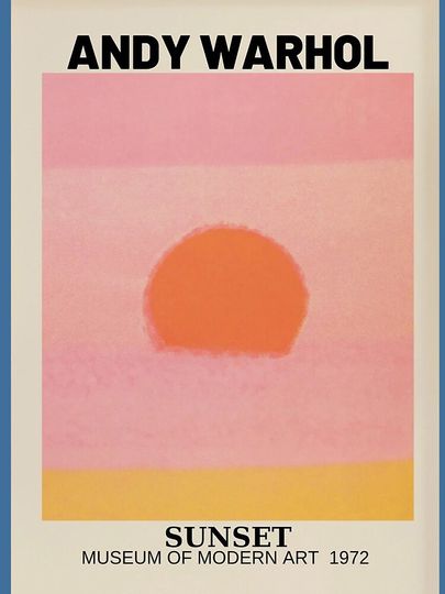 Andy Warhol Sunset Lightweight Hoodie