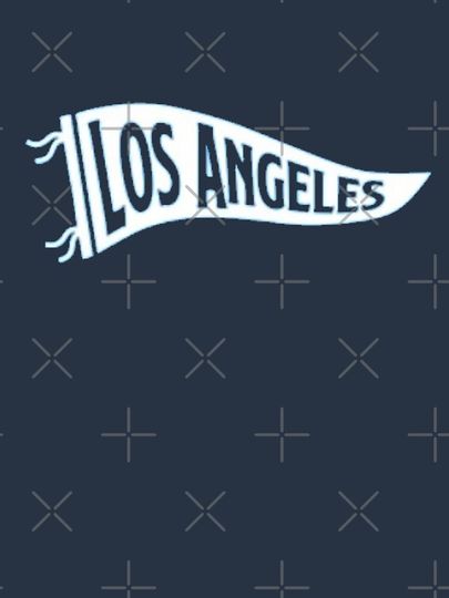 Los Angeles Pennant   Premium Oversized Hoodie