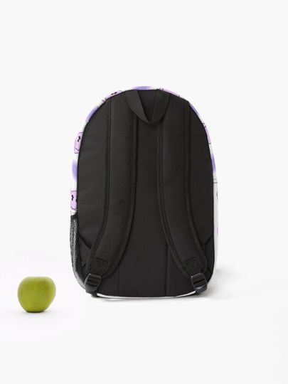 pastel purple smiley faces & hearts pack   Backpack