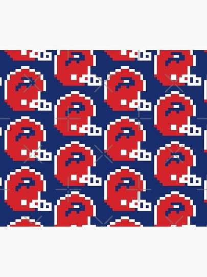 8-Bit Buffalo Throw Blanket