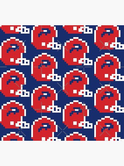 8-Bit Buffalo Socks, Gift For Fan