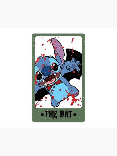 Stitch The Bat Disney Halloween Poster