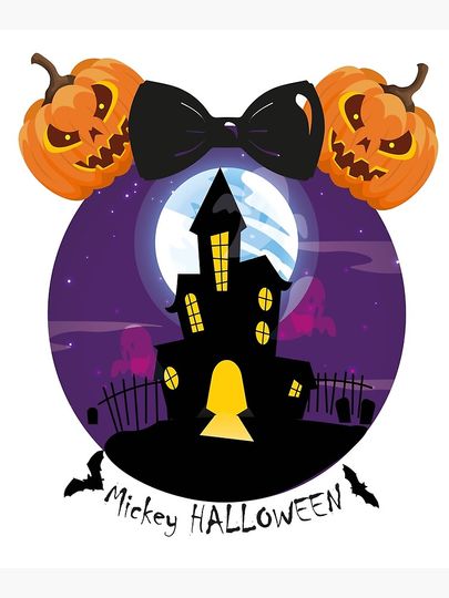 Mickey Halloween Disney Halloween Poster