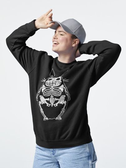 Totoro skeleton Pullover Sweatshirt