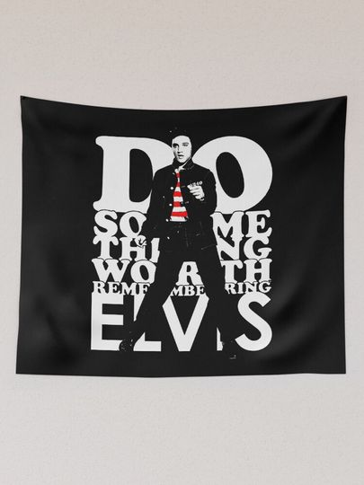 The King Of Rock Elvis Presley Tapestry, Elvis Presley Home Decor