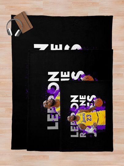 LeBron James Soft Throw Blanket, Comfortable Blanket for Men, Women, Kids
