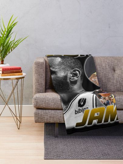 LeBron James Throw Blanket, Gift for Fan
