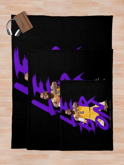 LeBron James Throw Blanket, Gift for Fan
