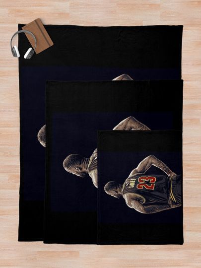 LeBron James Throw Blanket, Gift for Fan