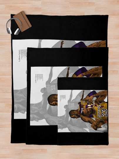 LeBron James Throw Blanket, Gift for Fan