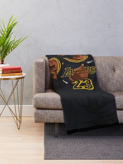 LeBron James Throw Blanket, Gift for Fan