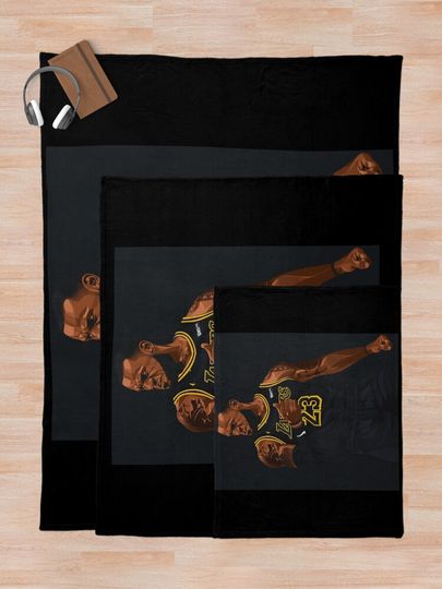 LeBron James Throw Blanket, Gift for Fan