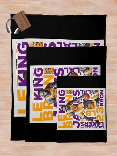 LeBron James Throw Blanket, Gift for Fan