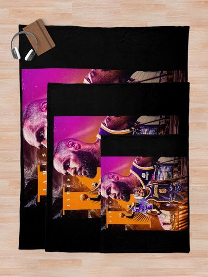 LeBron James Soft Throw Blanket, Comfortable Blanket for Men, Women, Kids