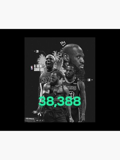 LeBron James Throw Blanket, Gift for Fan