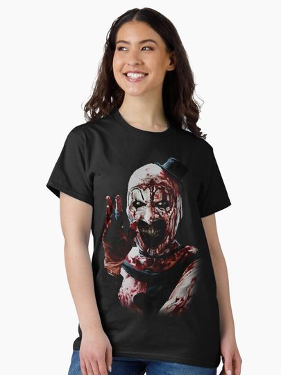 Terrifier 2 Classic Tee – Creepy Fan Art Horror Style