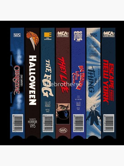 John Carpenter Vhs Pillow