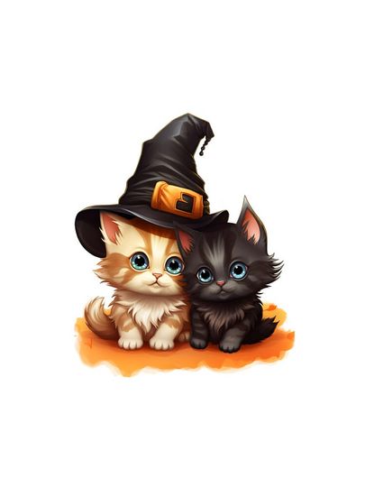 Halloween Kittens - Pawsitively Enchanting Art for the Season! iPhone Case